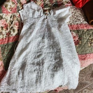 FLL- Creamcicle Dress In WHITE NWT